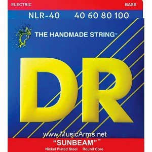 DR NLR-40 Sunbeams Nickel Plated on Round Cores Lite Electric Bass Strings